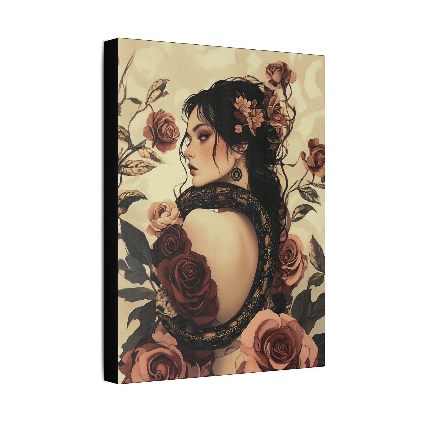 Never Look Back - Secret Garden Series - Fine Art Print on Canvas