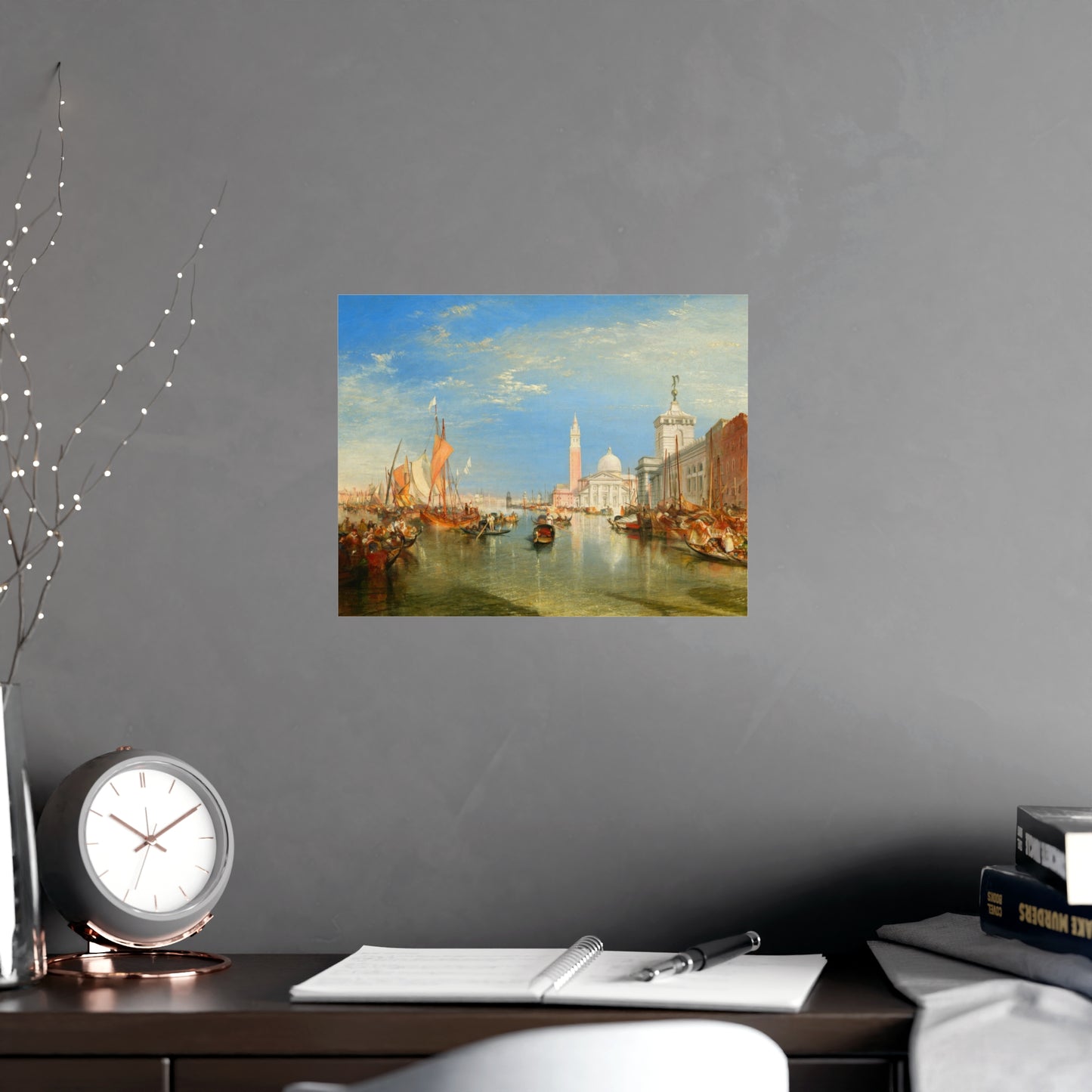 Venice Dogana and San Giorgio Maggiore - Turner Fine Art Poster