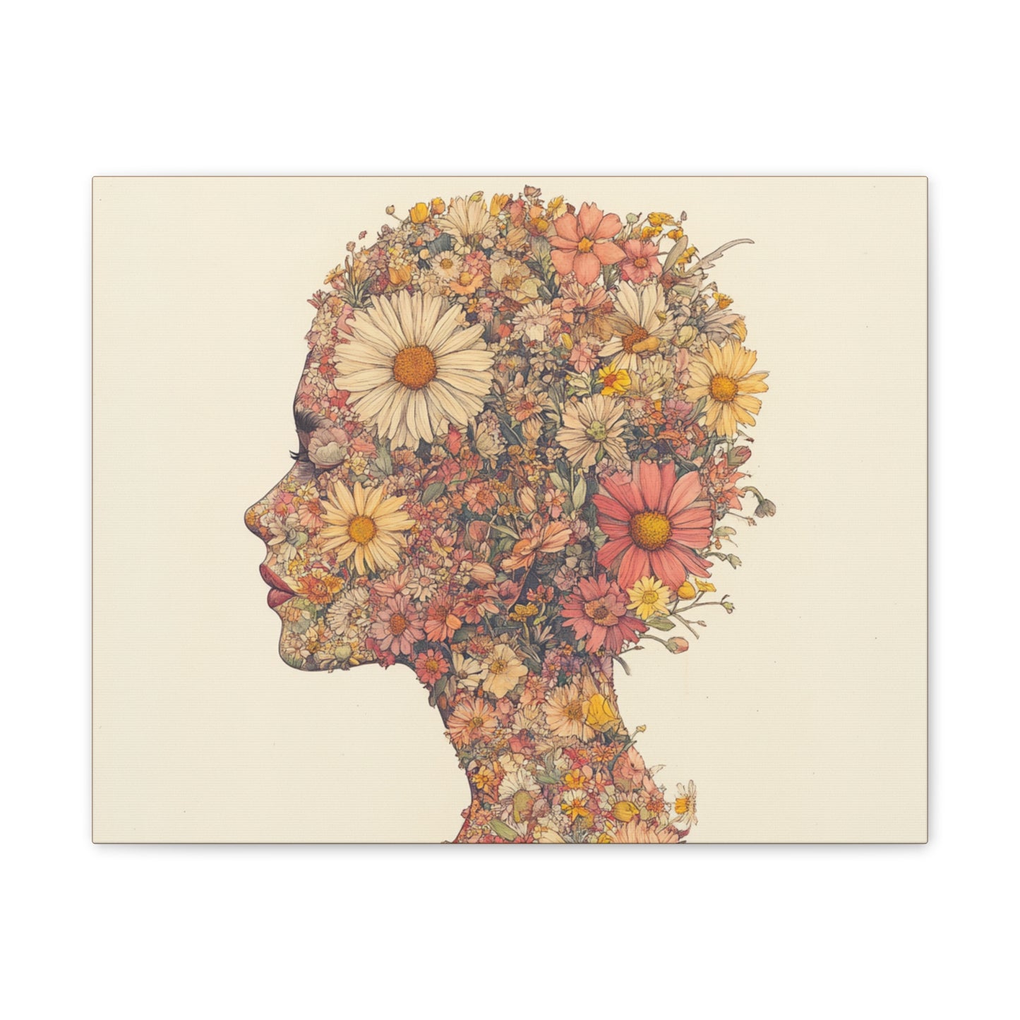 And So She Grew on Canvas