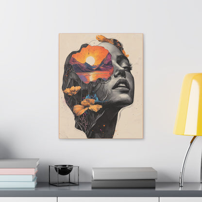 Beauty is in the Eye of the Beholder  - Fine Art Print on Canvas