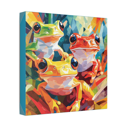 Frogs are Friends - Delight in Nature Series - Fine Art Print on Canvas