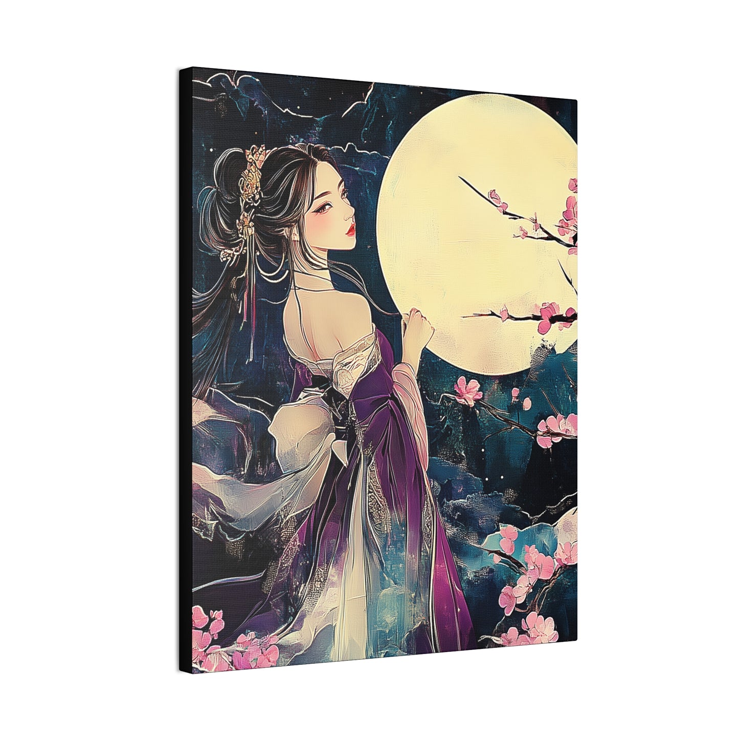 Thinking of You in the Moonlight - Fine Art Print - Wall Art on Canvas