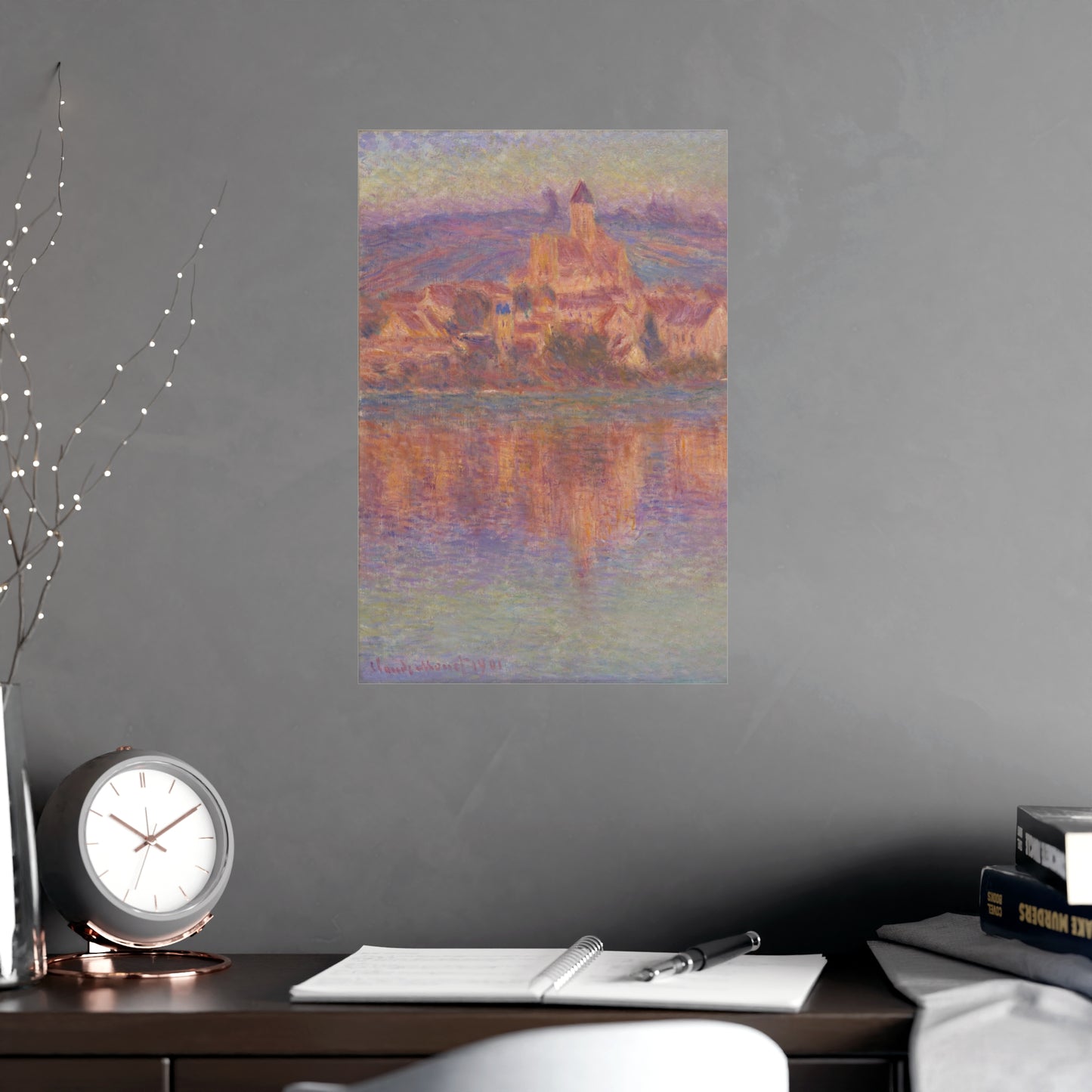 Vetheuil - Monet Village Landscape Fine Art Poster