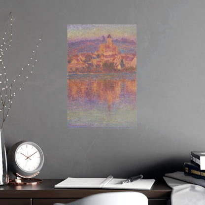 Vetheuil - Monet Village Landscape Fine Art Poster