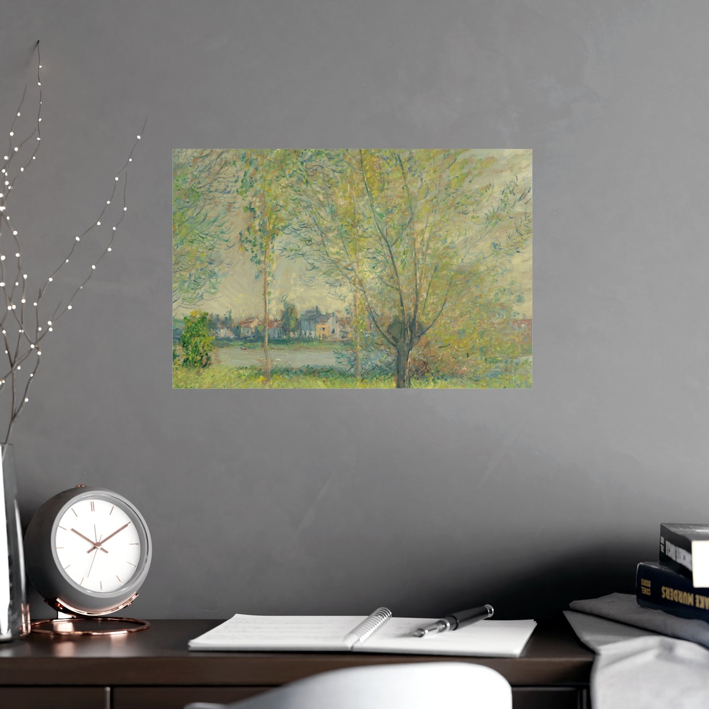 The Willows - Peaceful Landscape Fine Art Poster