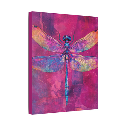 Vibrant Dragonfly - Secret Garden Series -  Fine Art Print on Canvas