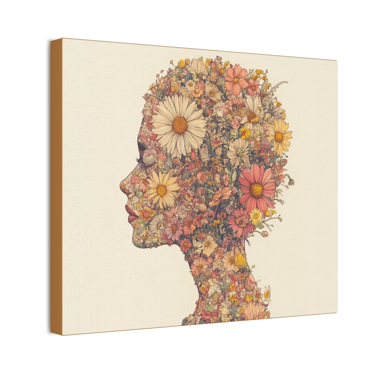 And So She Grew on Canvas