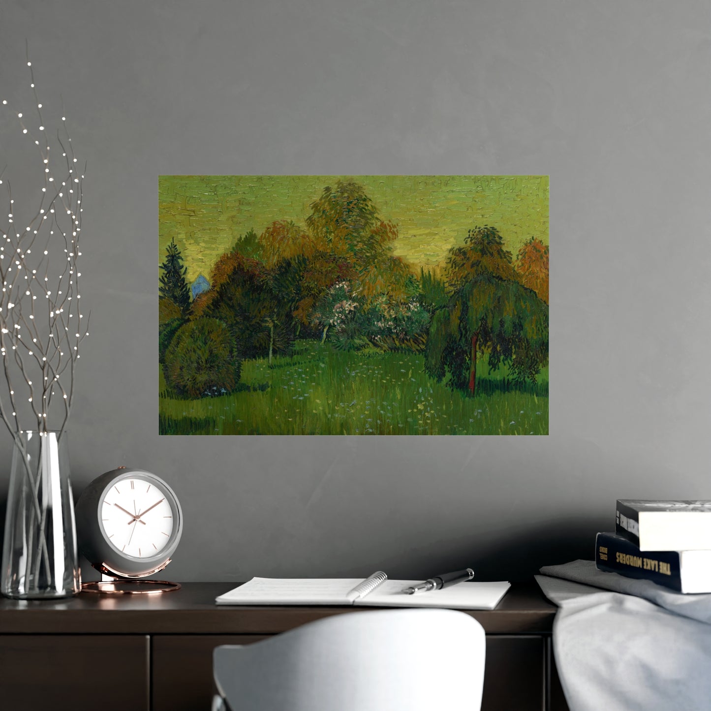 The Poet's Garden - Van Gogh Fine Art Poster