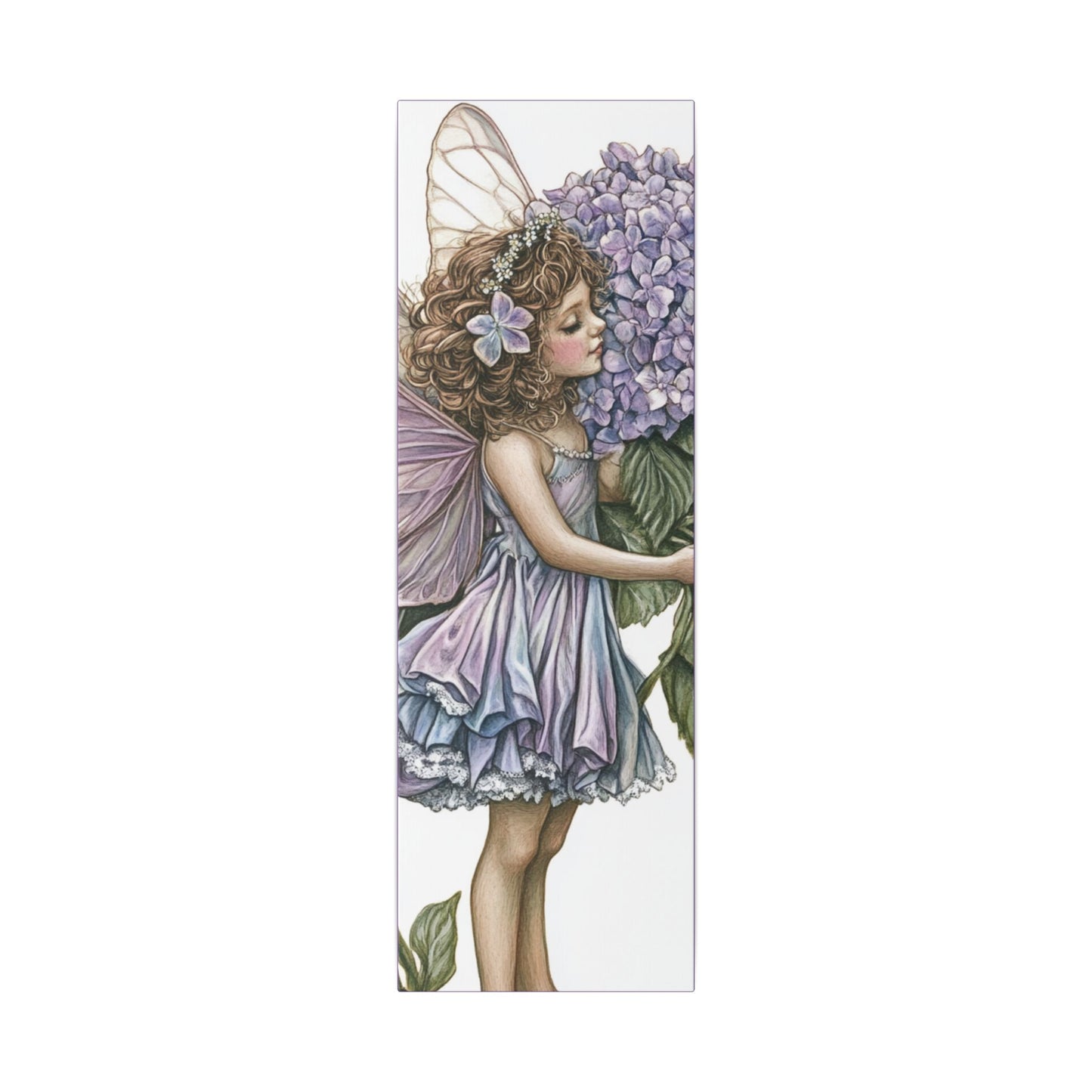 Purple Hydrangea - Flowers & Fairies Collection - Fine Art Print on Canvas