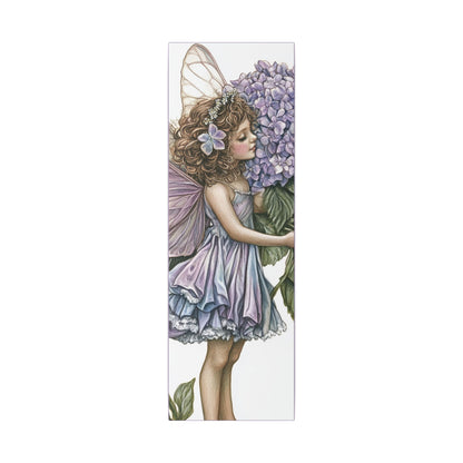 Purple Hydrangea - Flowers & Fairies Collection - Fine Art Print on Canvas