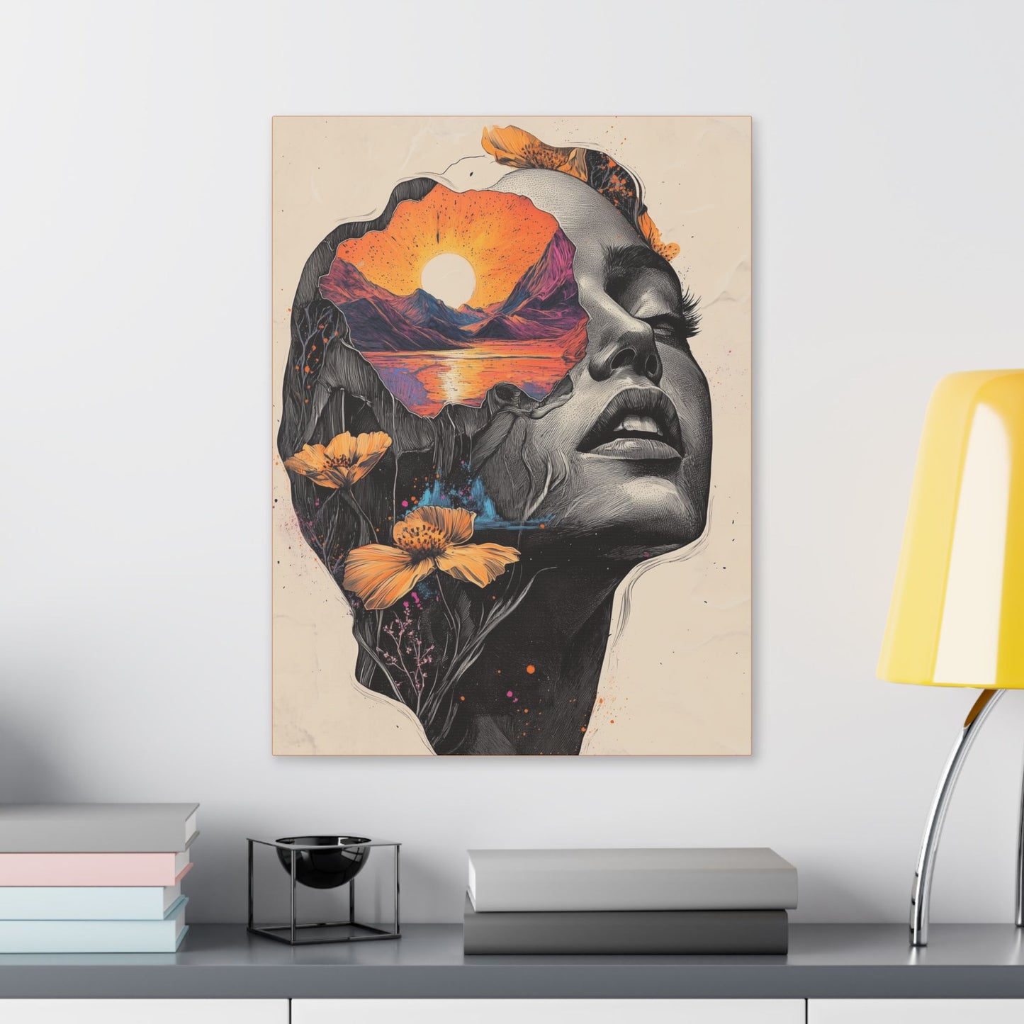 Beauty is in the Eye of the Beholder  - Fine Art Print on Canvas