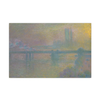 Charing Cross Bridge London - Monet Fine Art Poster