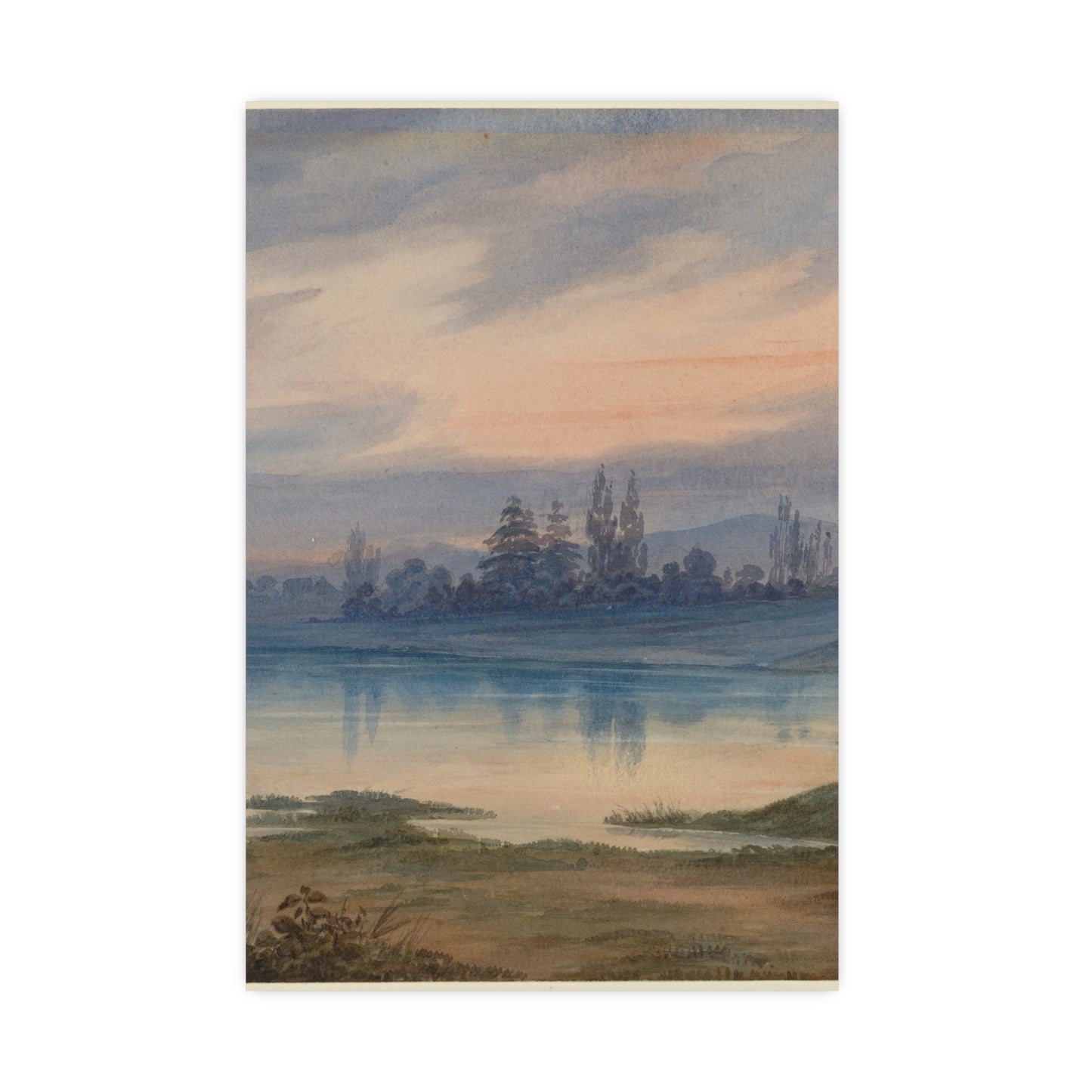 Landscape near Strasbourg - European Pastoral Fine Art Poster