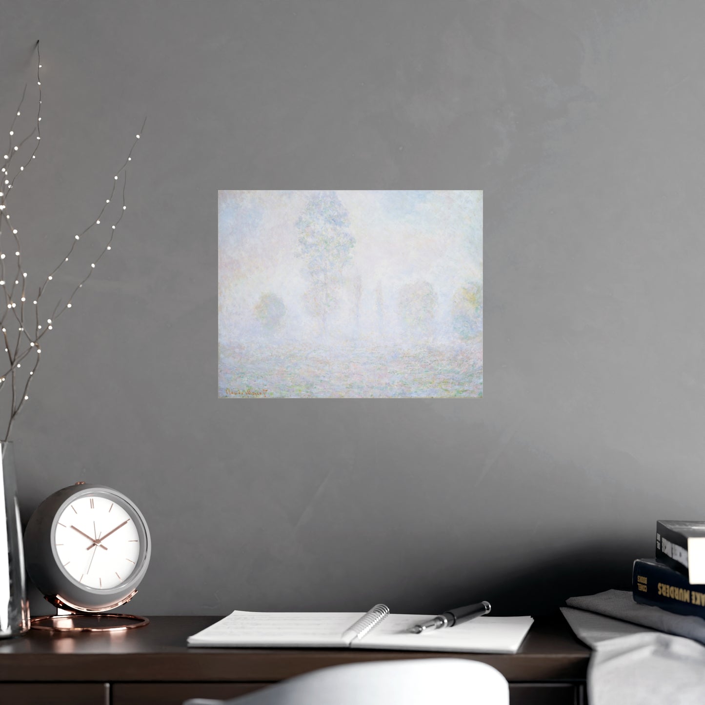 Morning Haze - Monet - Masterworks - Atmospheric Landscape Fine Art Poster