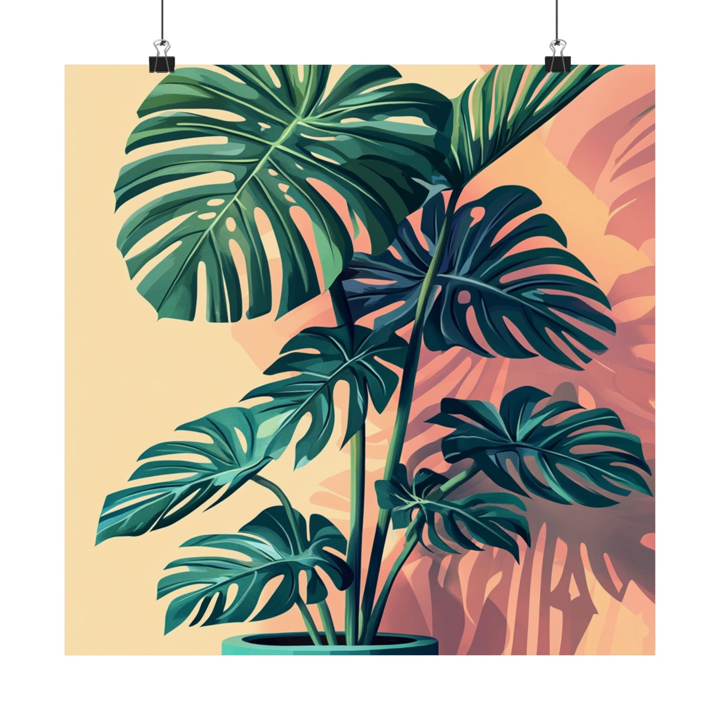Tropical Monstera Botanical Fine Art Print