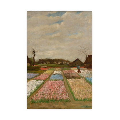 Flower Beds in Holland - Van Gogh Fine Art Poster