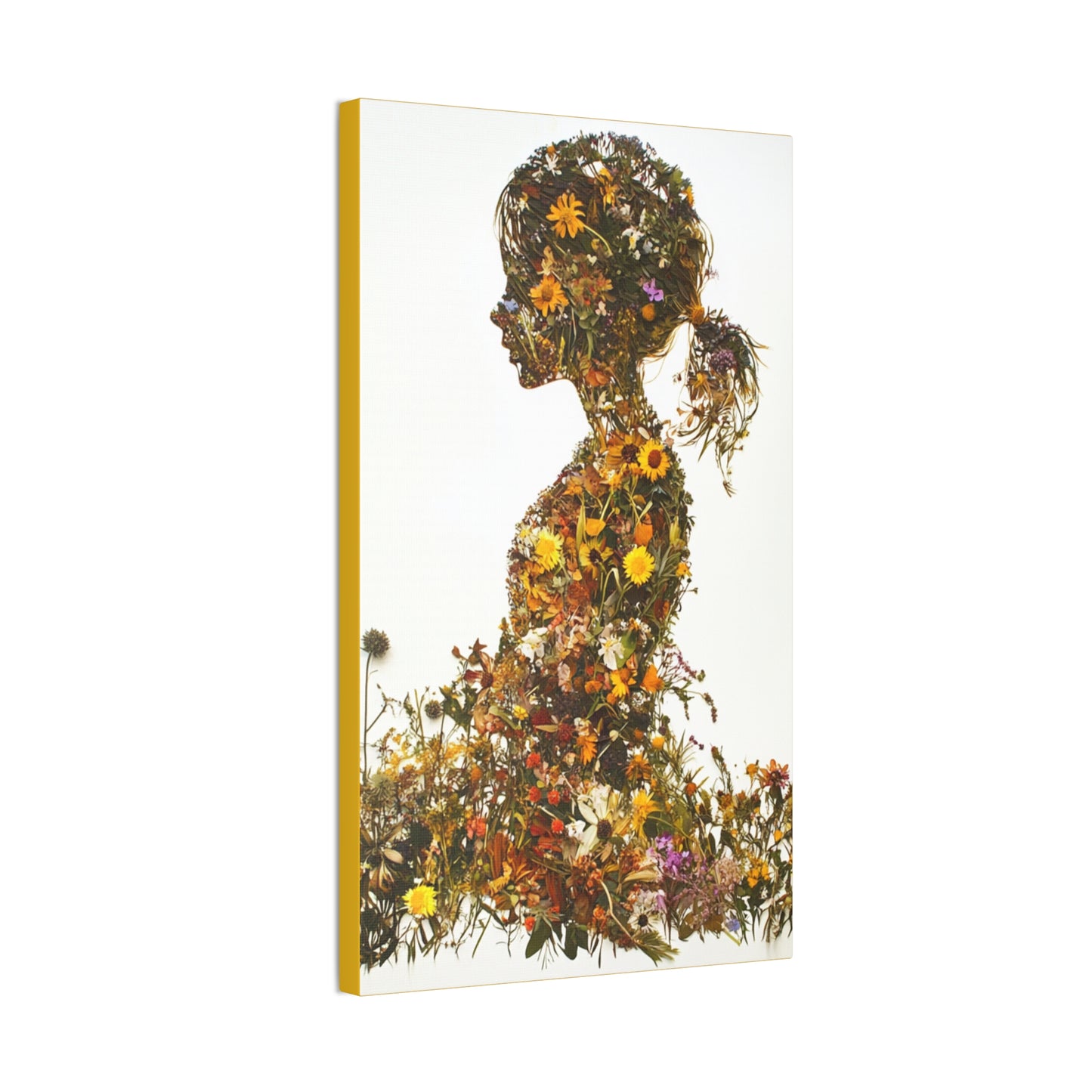 Summers Gone By - Wildflowers Fine Art Print on Canvas