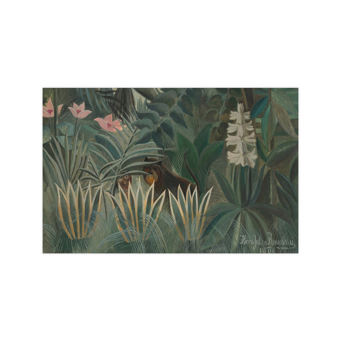 The Equatorial Jungle - Rousseau Tropical Fine Art Poster