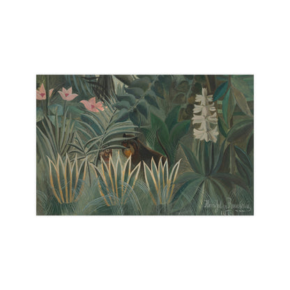 The Equatorial Jungle - Rousseau Tropical Fine Art Poster