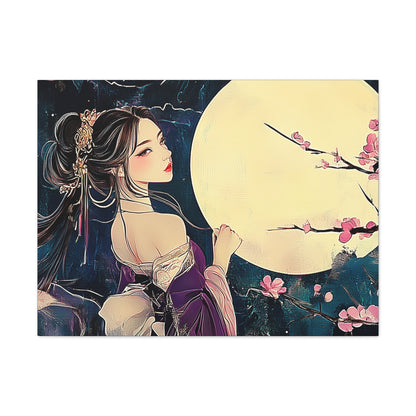 Thinking of You in the Moonlight - Fine Art Print - Wall Art on Canvas