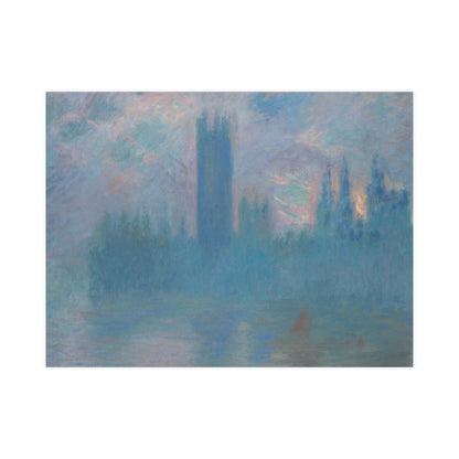 Houses of Parliament London - Monet Fine Art Poster