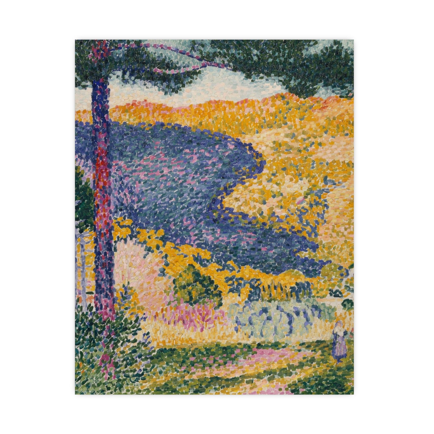 Valley with Fir Shade on the Mountain - Museum Collection - Fine Art Poster