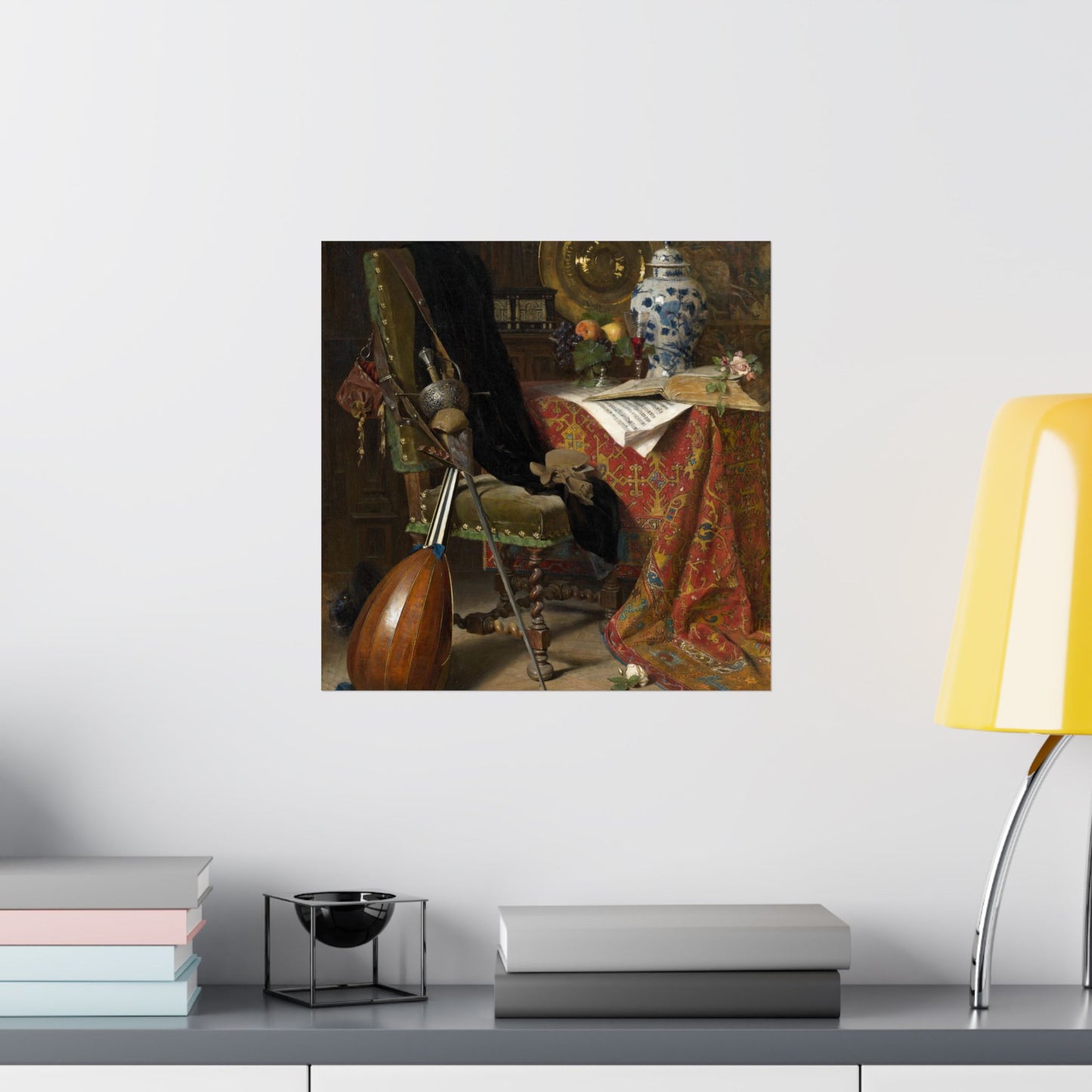 Elegant - Still Life Art - 17th Century Interior Painting - Fine Art Print - Gothic Art - Vintage Fine Art