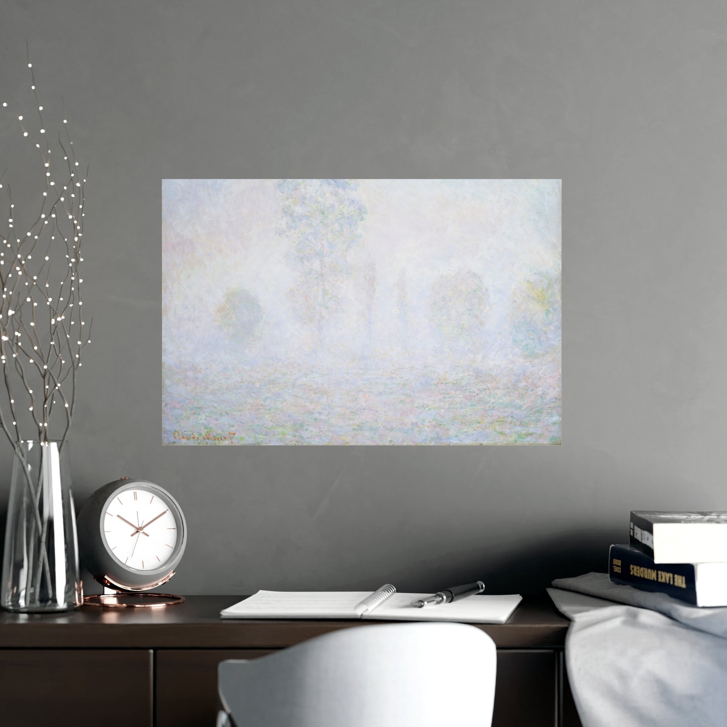 Morning Haze - Monet - Masterworks - Atmospheric Landscape Fine Art Poster
