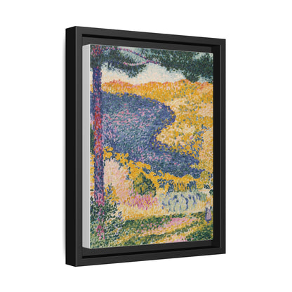 Valley with Fir Shade on the Mountain - Museum Collection - Framed Canvas Print