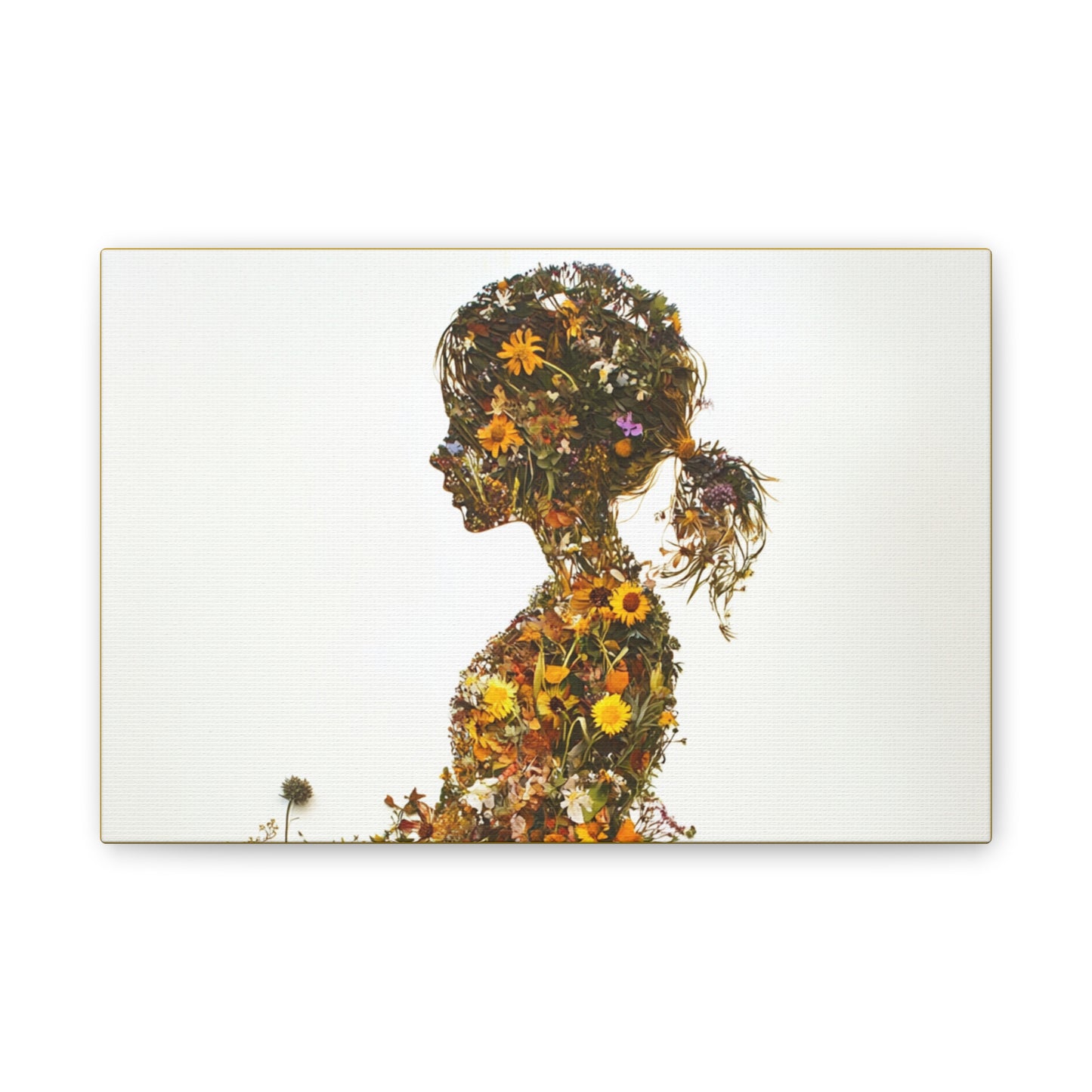 Summers Gone By - Wildflowers Fine Art Print on Canvas