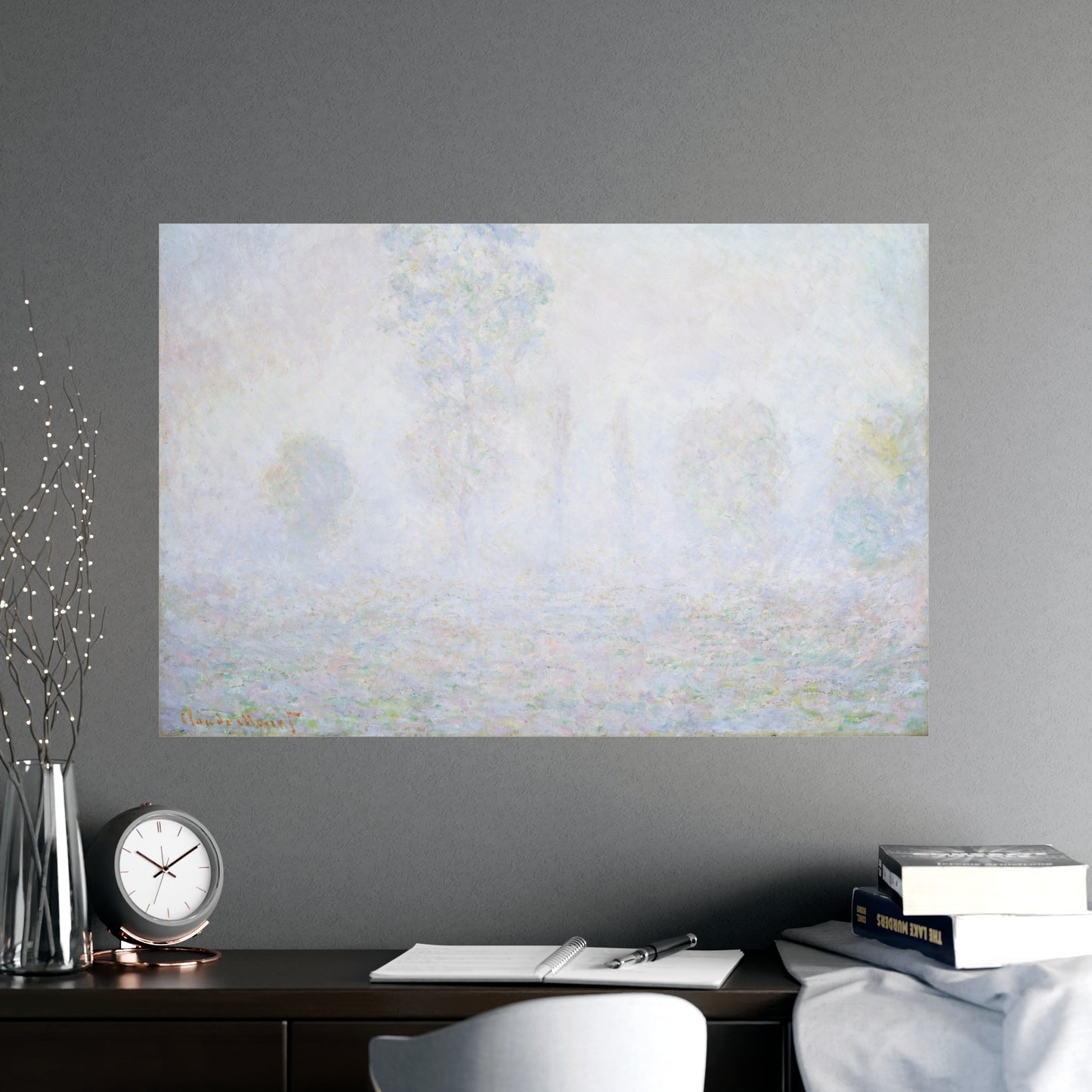 Morning Haze - Monet - Masterworks - Atmospheric Landscape Fine Art Poster