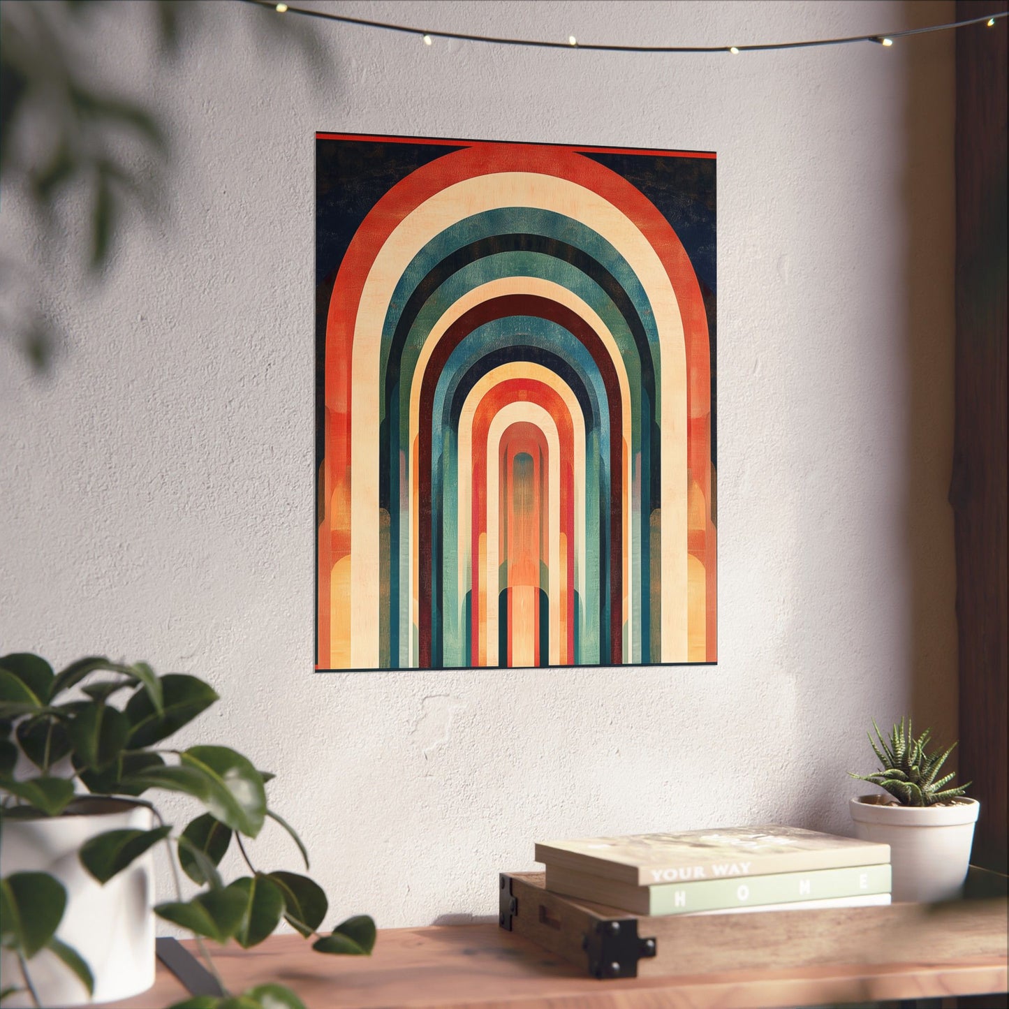 Doors of Perception Fine Art Print - Arches 11:11 - Bauhaus - Bohemian Wall Art - Modern Art - Matte Vertical Poster