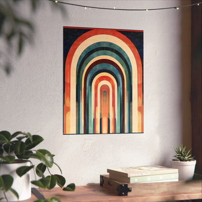 Doors of Perception Fine Art Print - Arches 11:11 - Bauhaus - Bohemian Wall Art - Modern Art - Matte Vertical Poster