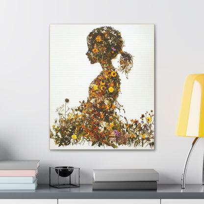 Summers Gone By - Wildflowers Fine Art Print on Canvas