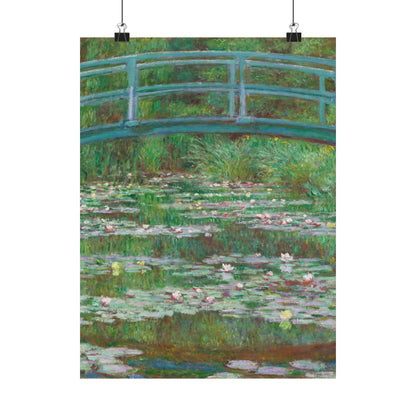 Claude Monet - Japanese Foot Bridge Fine Art Canvas Print
