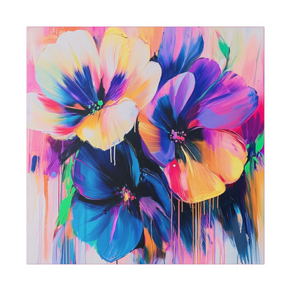 Color Blooms - Delight in Nature Series - Fine Art Print on Canvas
