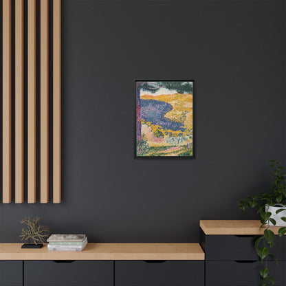 Valley with Fir Shade on the Mountain - Museum Collection - Framed Canvas Print