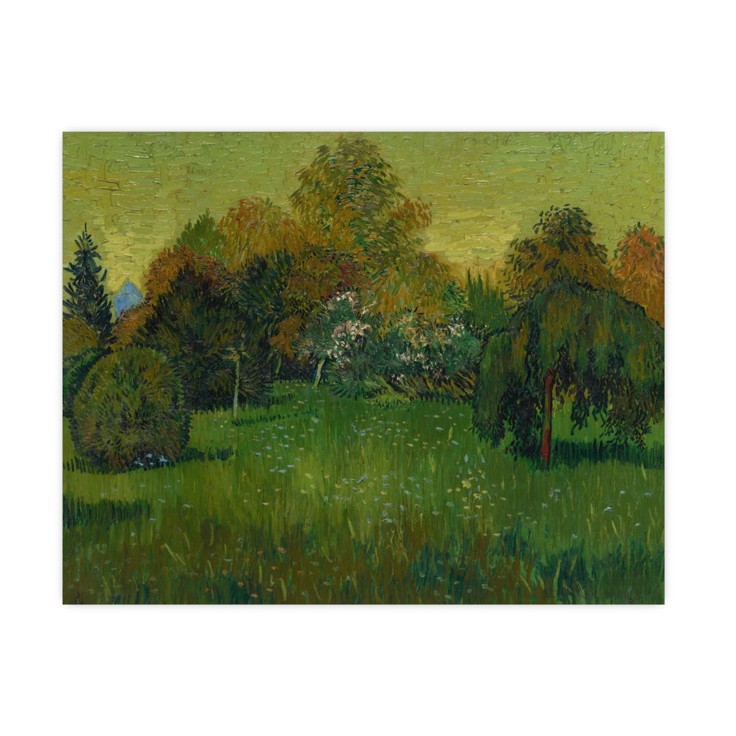 The Poet's Garden - Van Gogh Fine Art Poster