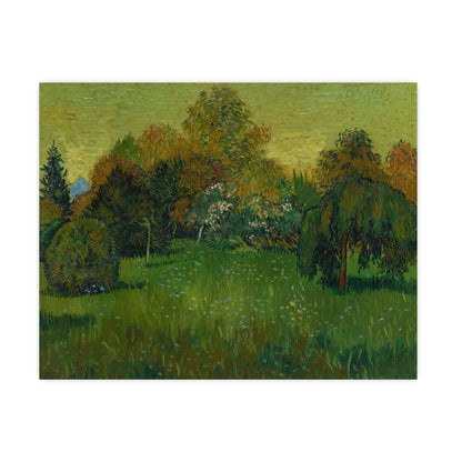 The Poet's Garden - Van Gogh Fine Art Poster