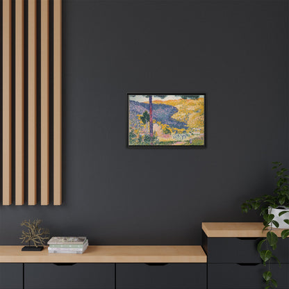 Valley with Fir Shade on the Mountain - Museum Collection - Framed Canvas Print