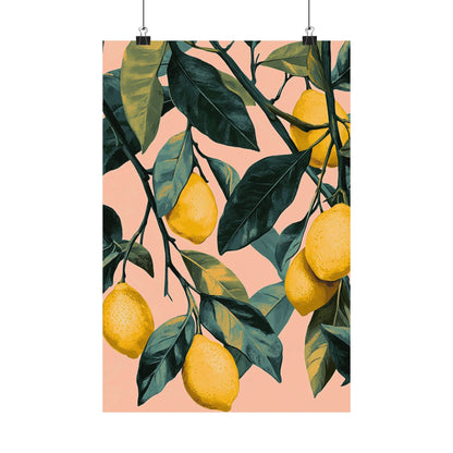 Lovely Lemons Botanical Fine Art Print