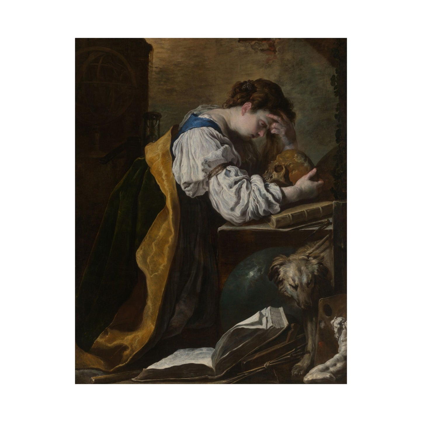 Melancholy by Domenico Feti Vintage Fine Art Print