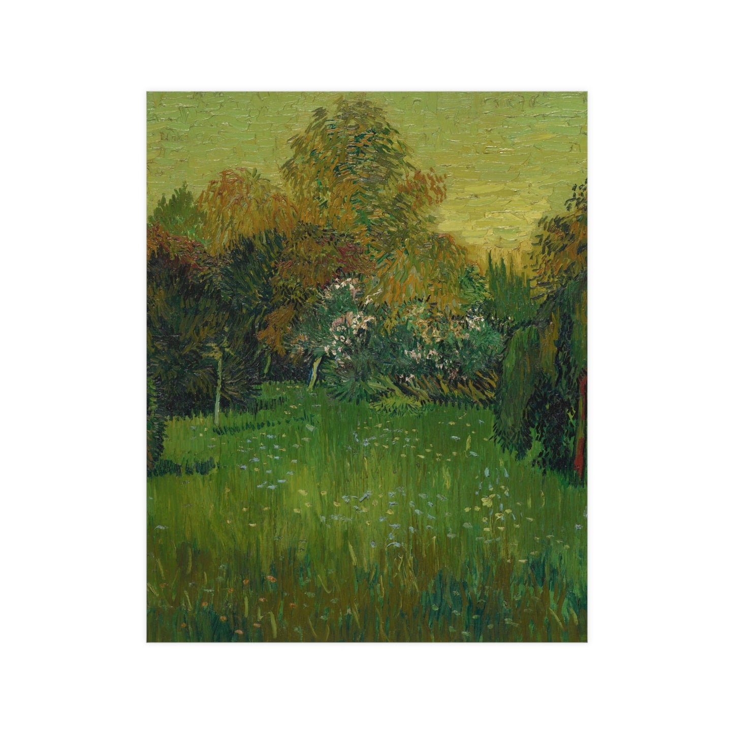 The Poet's Garden - Van Gogh Fine Art Poster