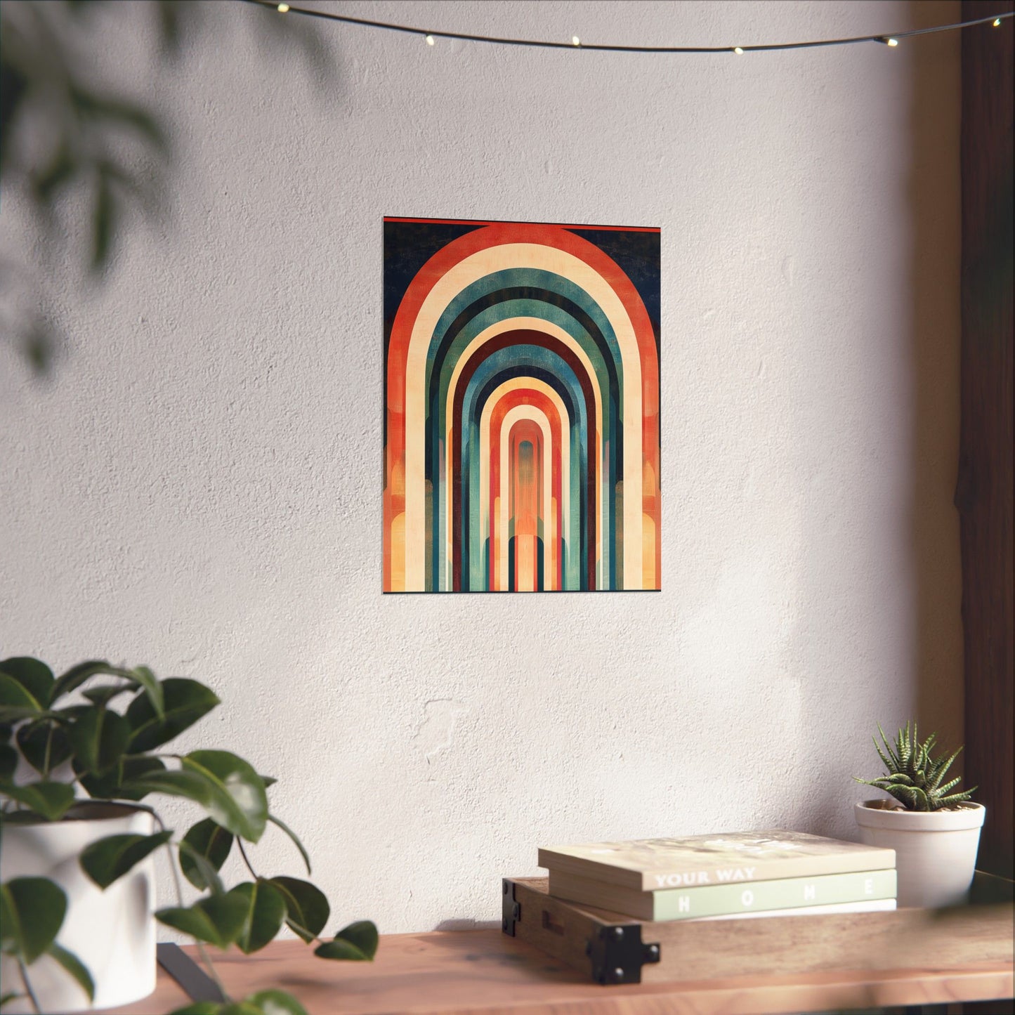 Doors of Perception Fine Art Print - Arches 11:11 - Bauhaus - Bohemian Wall Art - Modern Art - Matte Vertical Poster