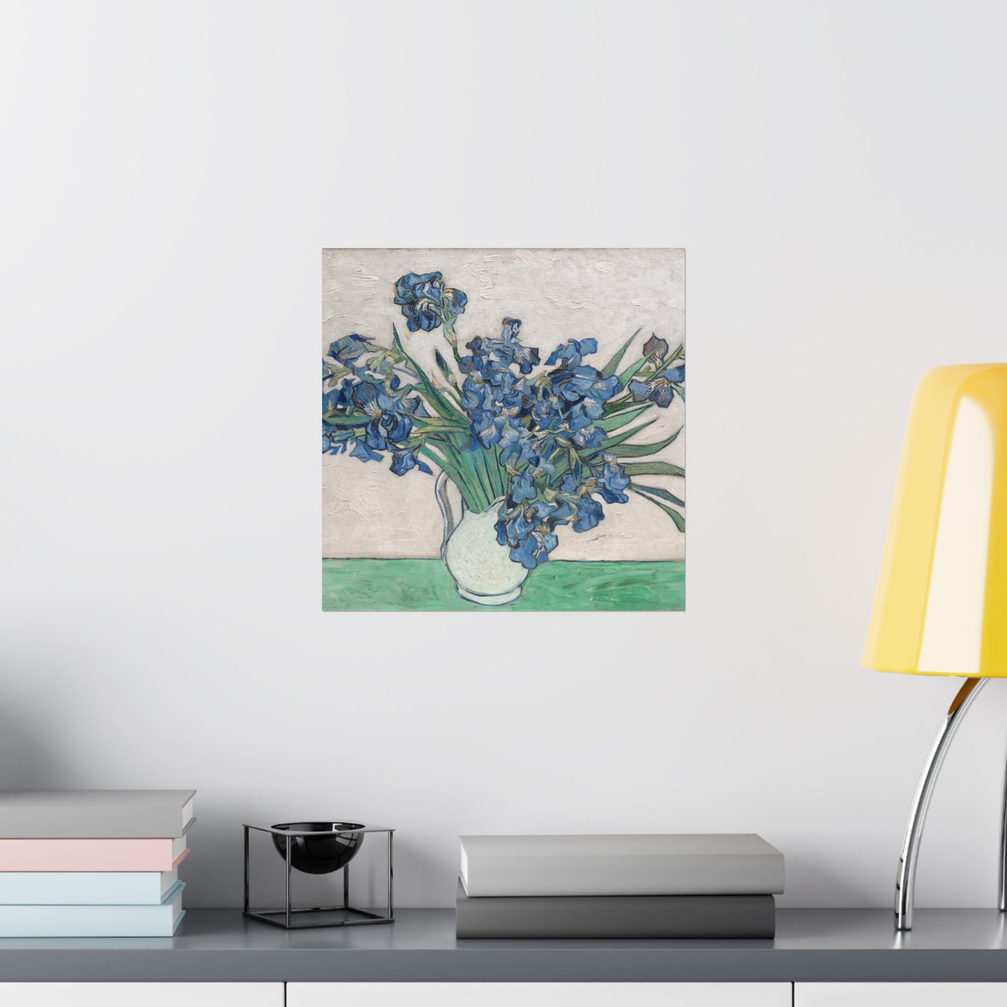 Van Gogh Irises Fine Art Print - Blue Flowers Wall Art