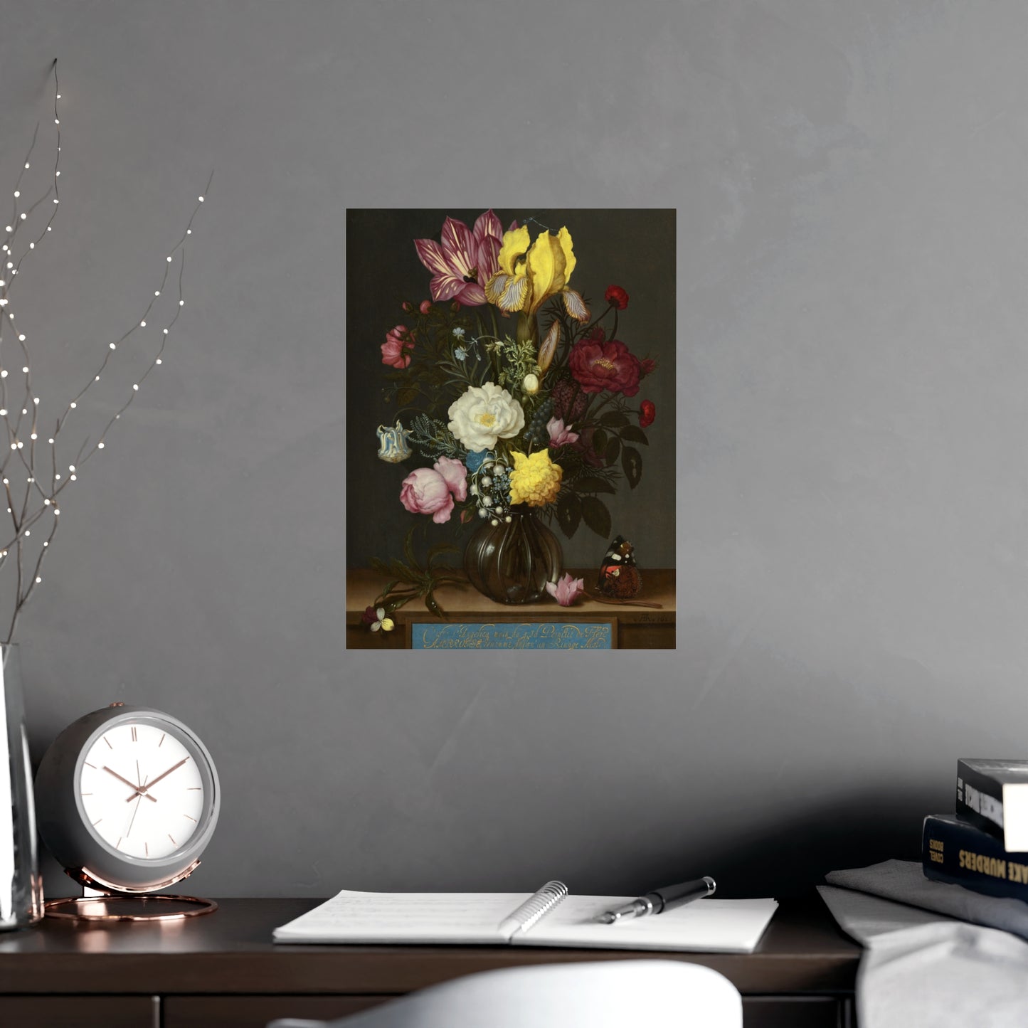 Bouquet of Flowers in a Glass Vase - Dutch Masters Fine Art Poster