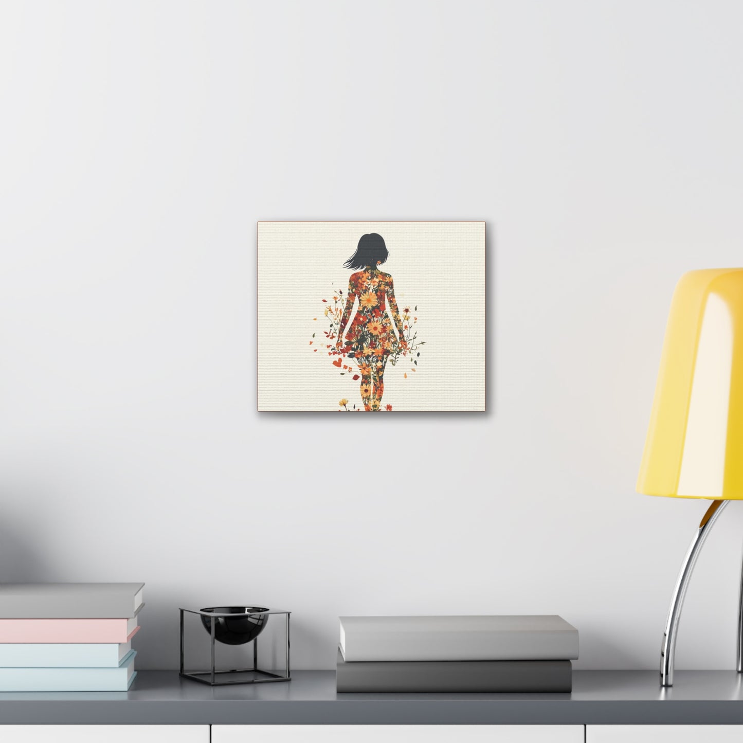 You Belong Among the Wildflowers  - Flower Girl - Print on Canvas