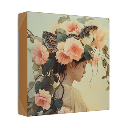 Snake Charmer - Secret Garden Series - Fine Art Print on Canvas