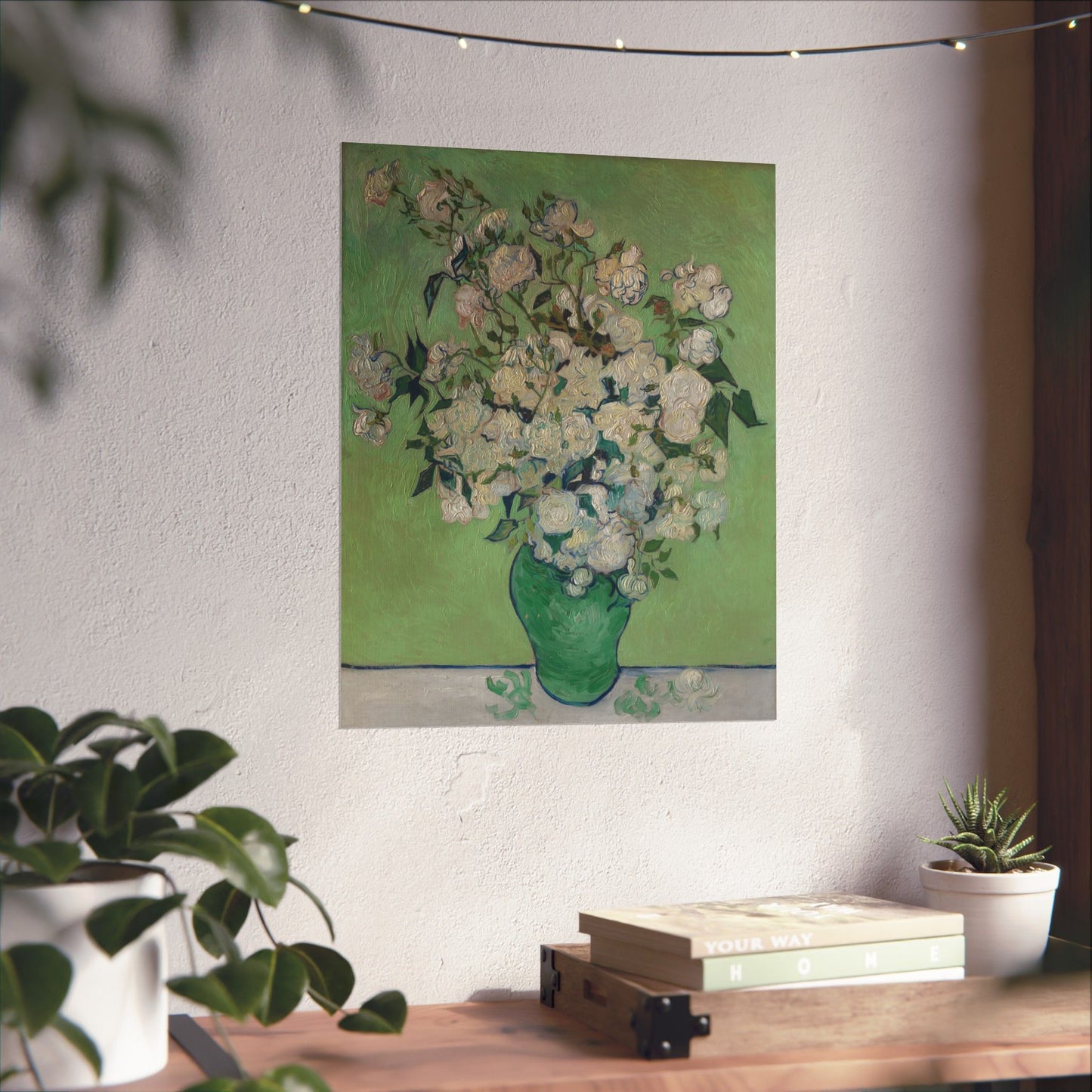 Van Gogh- Fine Art Prints - Reproduction - Flowers in a Vase - Floral Vertical Poster - Artistic Home Décor for Nature Lovers