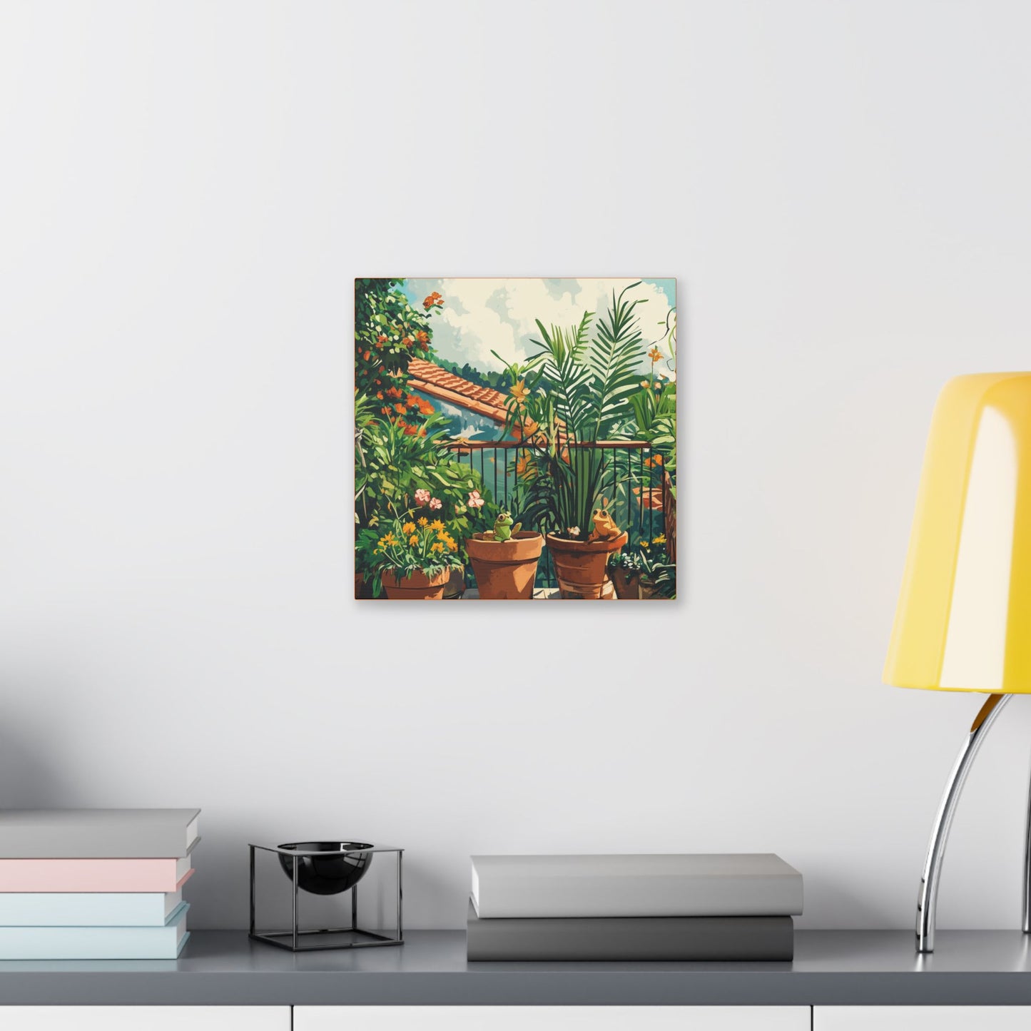 Room with a View - Let's Stay on Vacay Series- Fine Art Print on Canvas